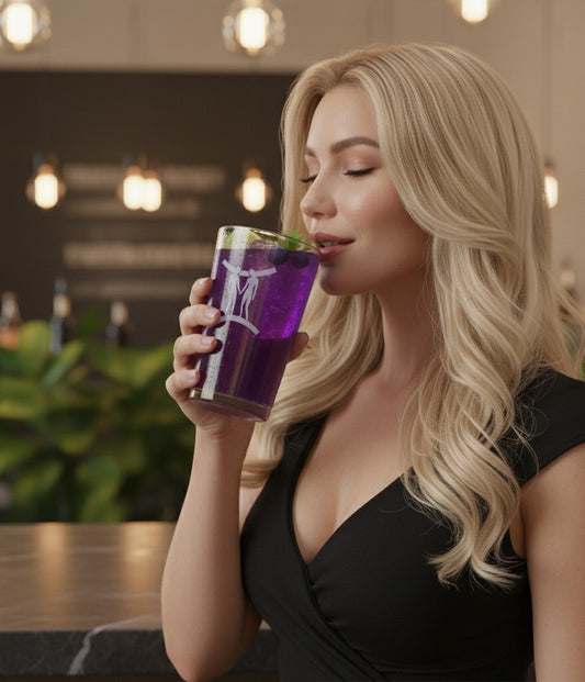 Phoenix " Unbroken" Sign Engraved 16oz Pint Mixing Glass — Abstract Geometric Design