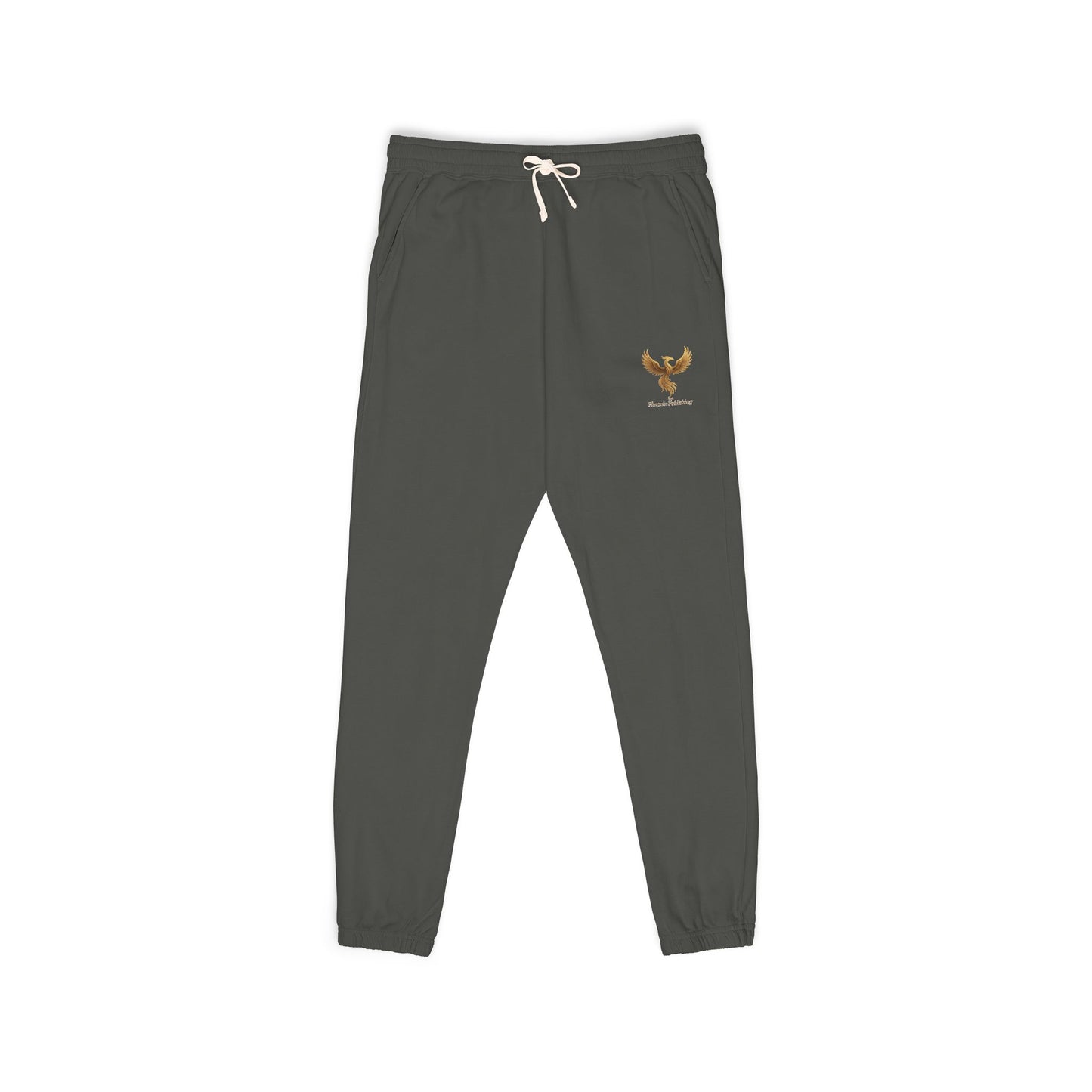 Phoenix & Script Fleece Sweatpants  Vintage Military-Inspired Joggers