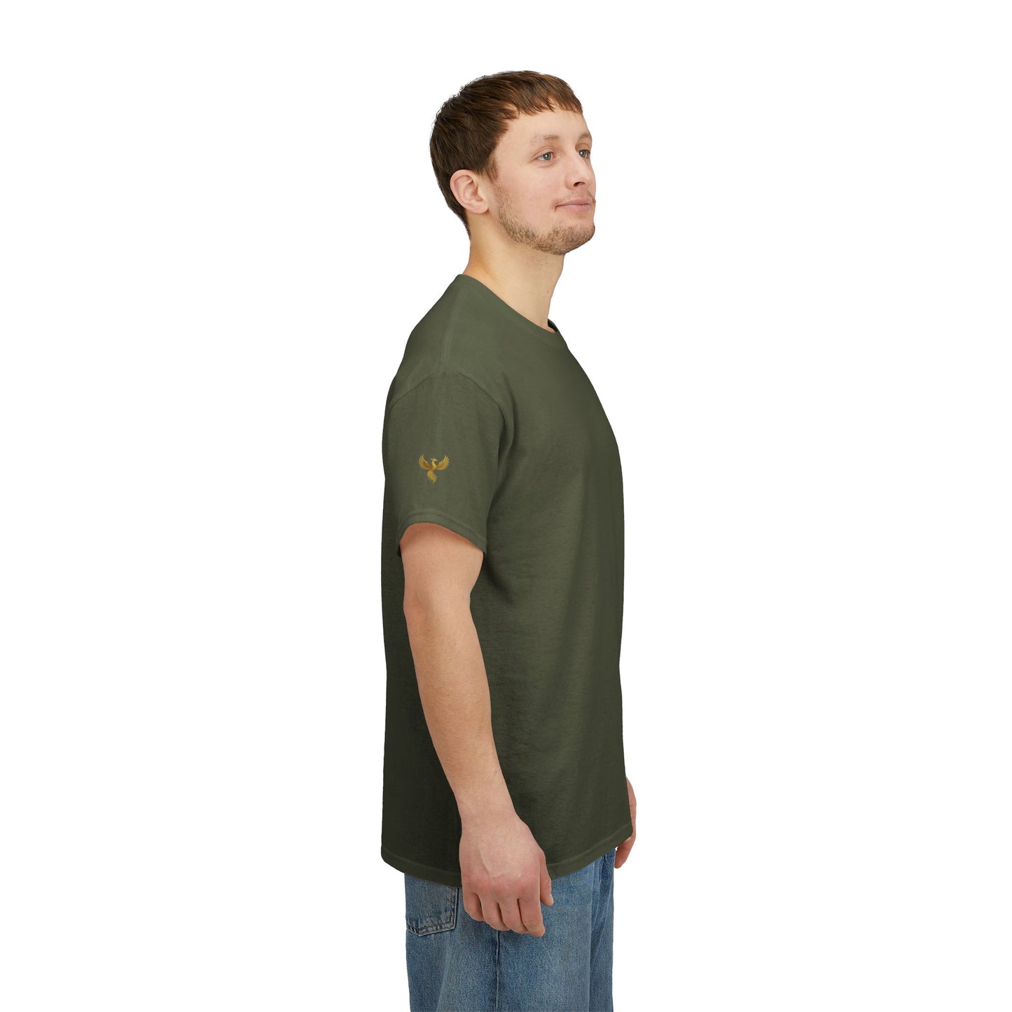 Phoenix Skeletons in Love Graphic T-Shirt – Cute Goth Couple Unisex Tee in Soft Cotton