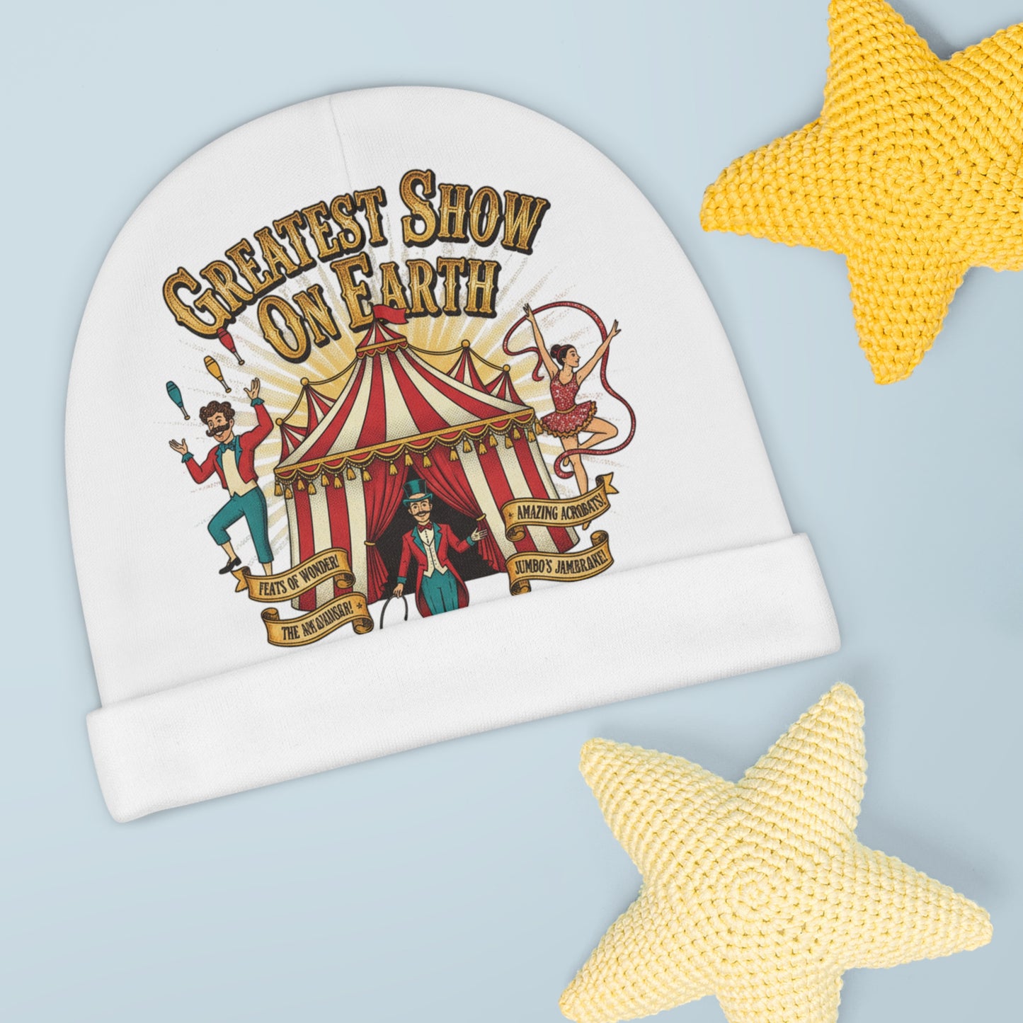 Phoenix Baby Beanie — "Greatest Show on Earth" Circus Baby Hat