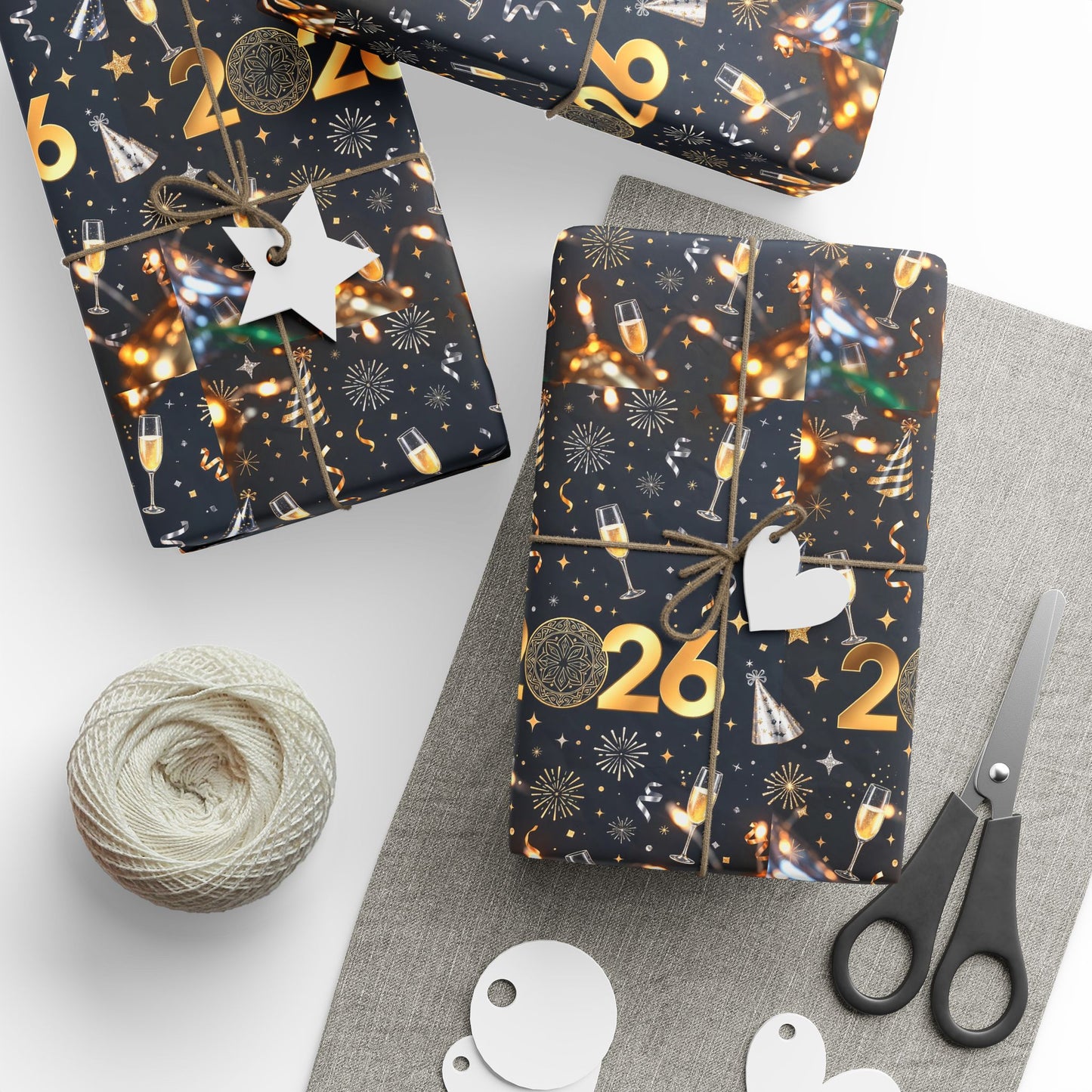 Phoenix New Year's 2026 Wrapping Paper — Festive Holiday Gift Wrap