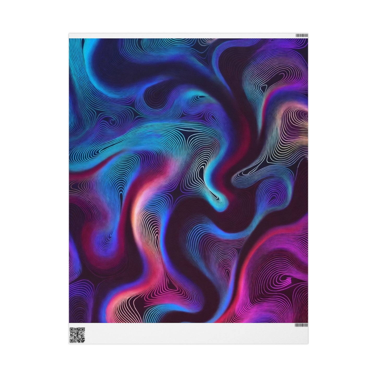 Phoenix Publishing Gift Wrapping Paper – Abstract Art Design with Vibrant Colors