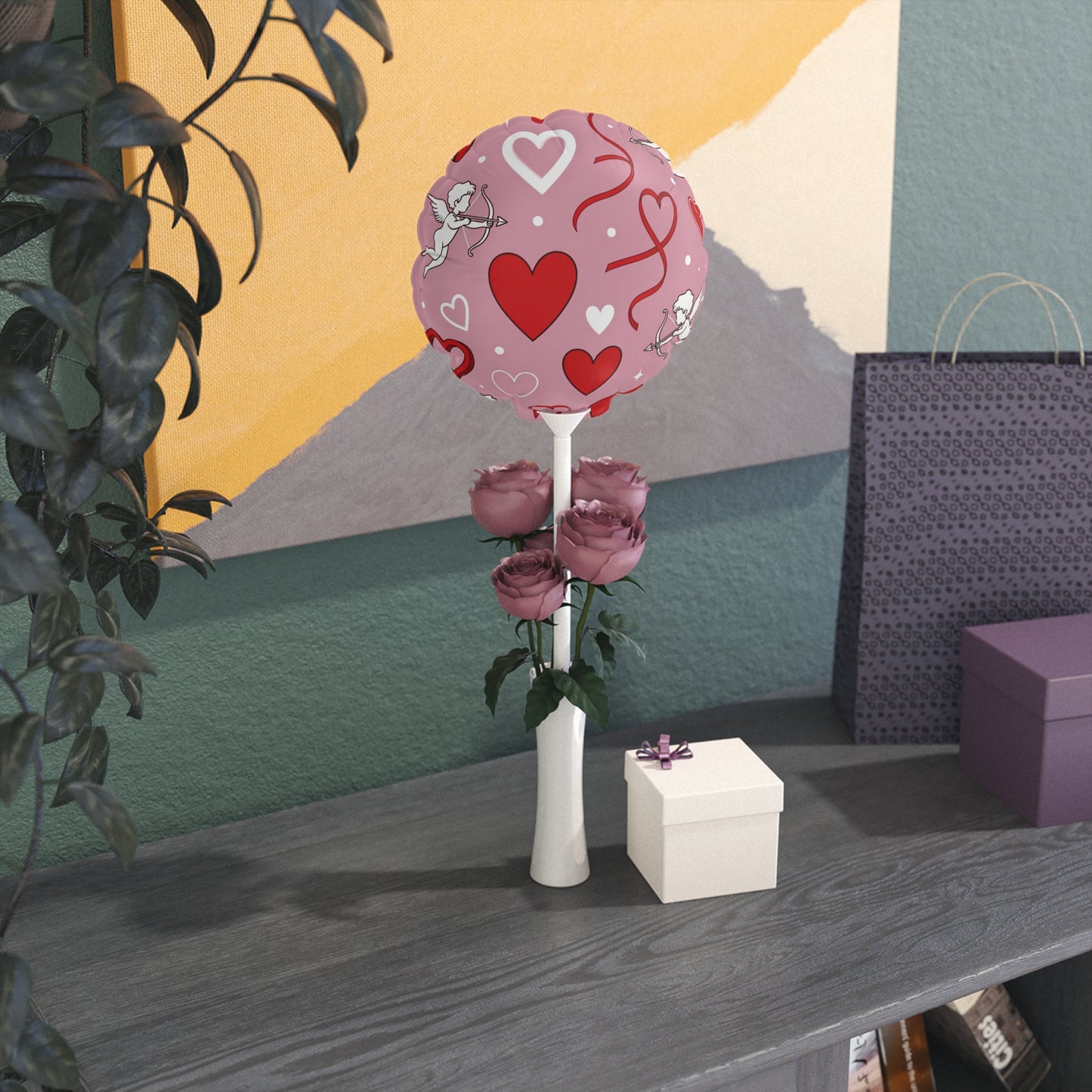 Phoenix 6" Heart Balloon — Cupid & Hearts Foil Party Decor