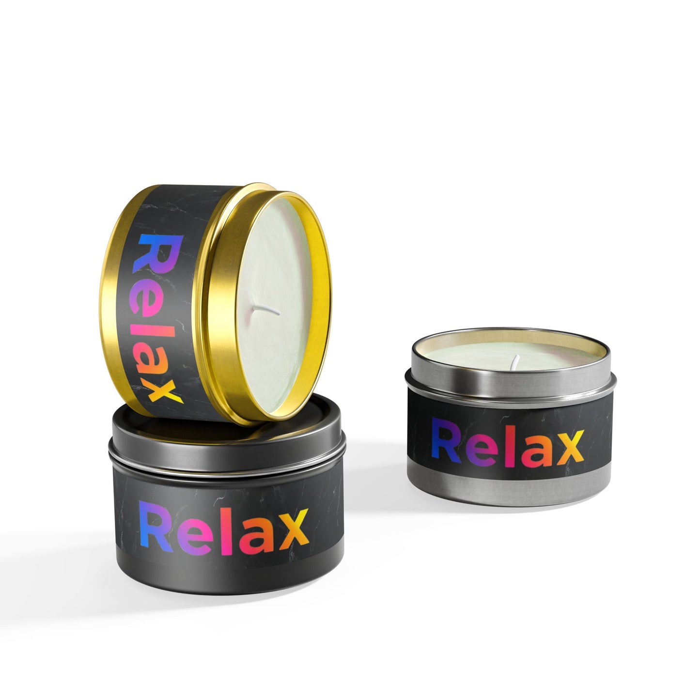 Phoenix "Relax" Tin Candle — Calming Aromatherapy Candle in Travel Tin