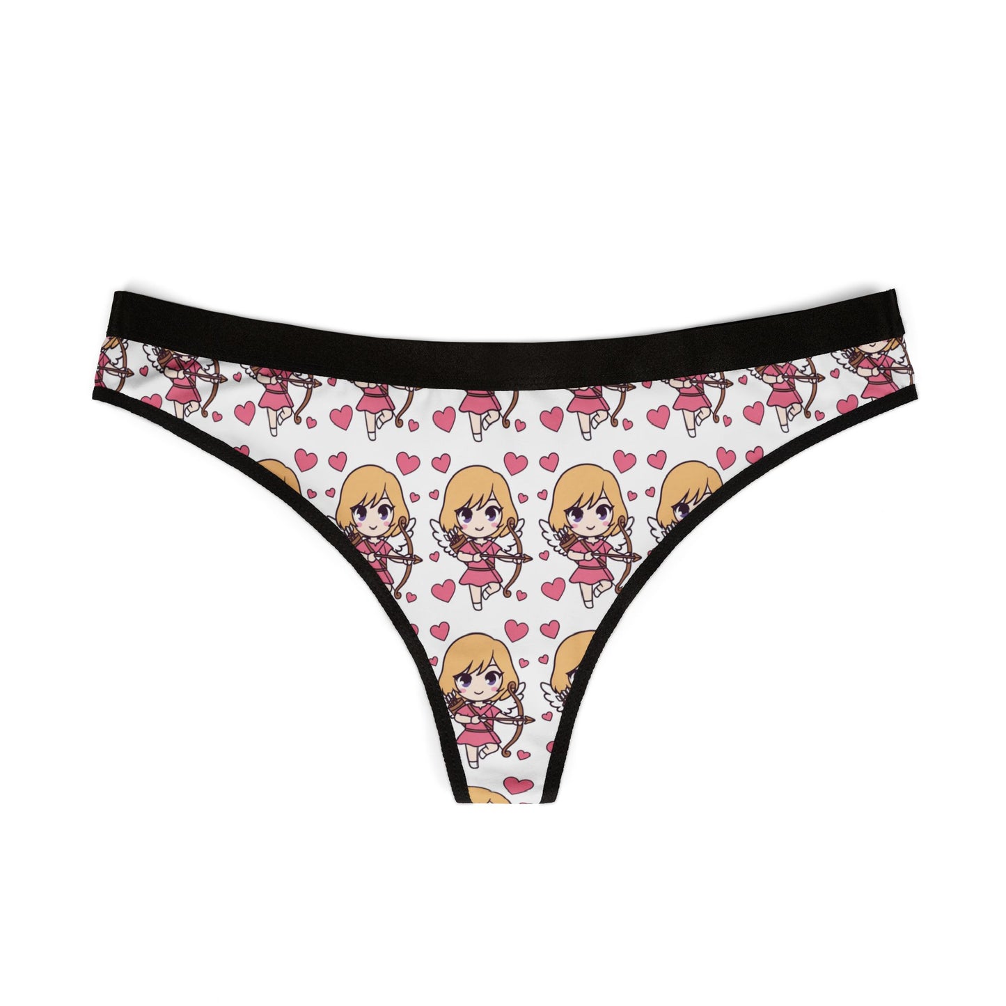 Phoenix Kawaii Heart Cupid Thong – Women's Cute Anime Lingerie