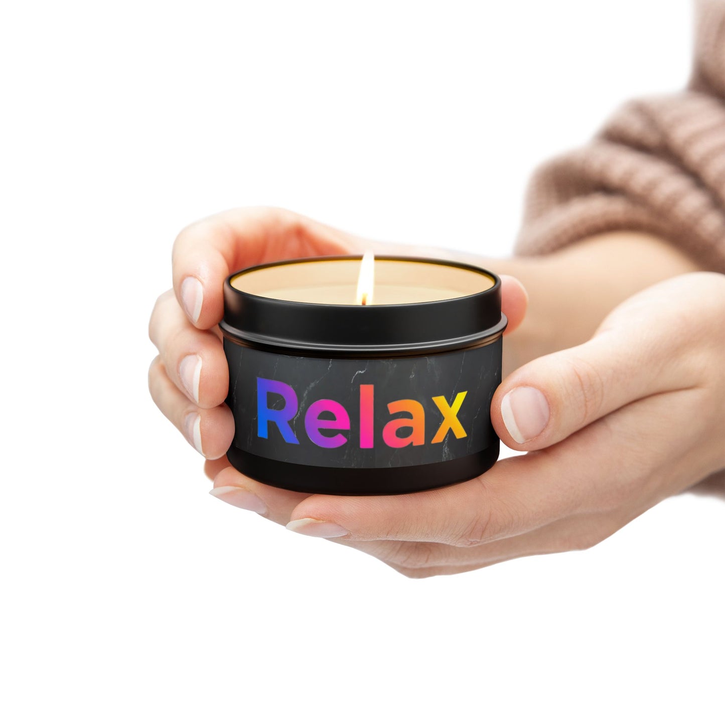 Phoenix "Relax" Tin Candle — Calming Aromatherapy Candle in Travel Tin