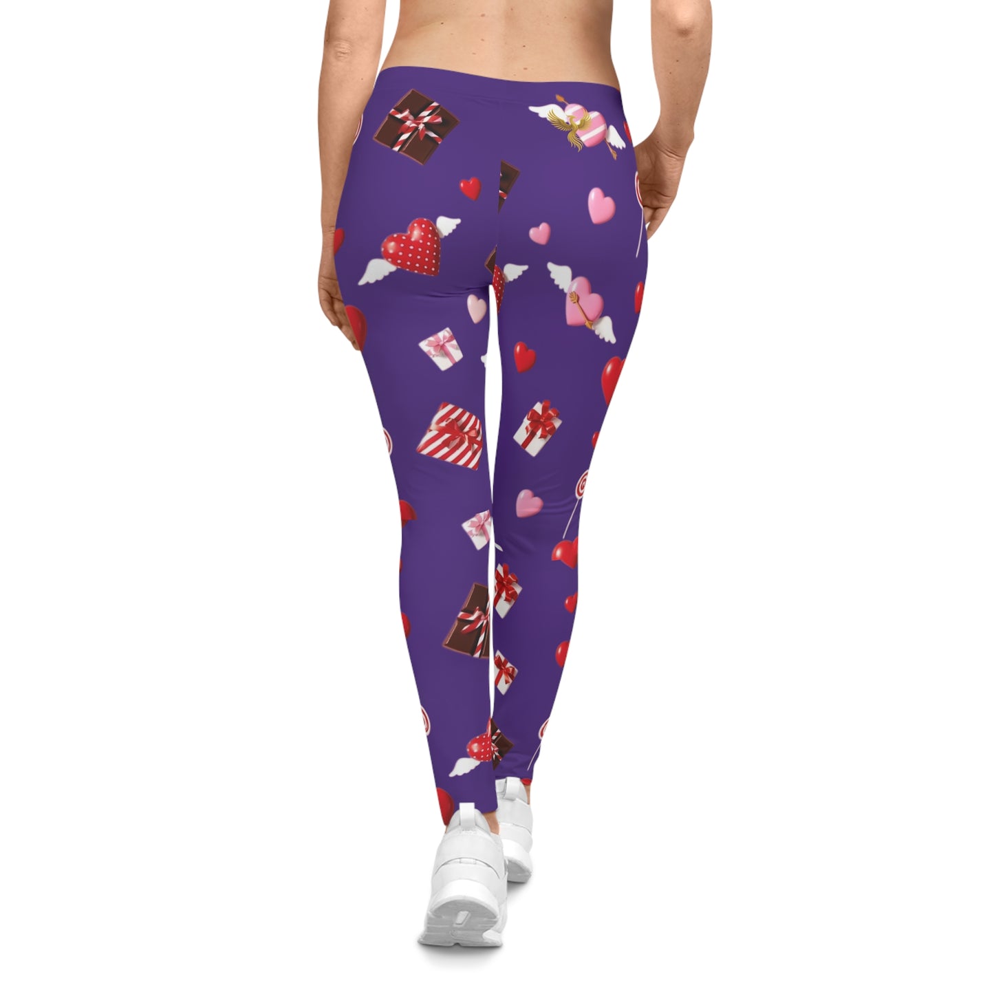 Phoenix Heart & Gift Print Leggings — Women's  Leggings
