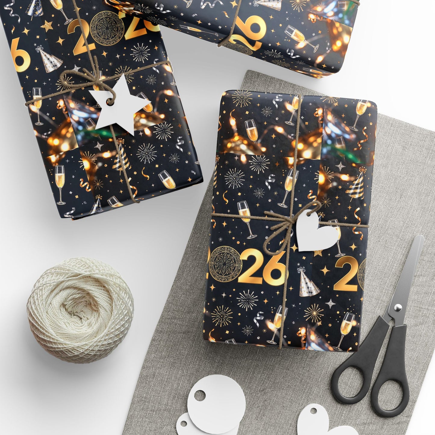 Phoenix New Year's 2026 Wrapping Paper — Festive Holiday Gift Wrap