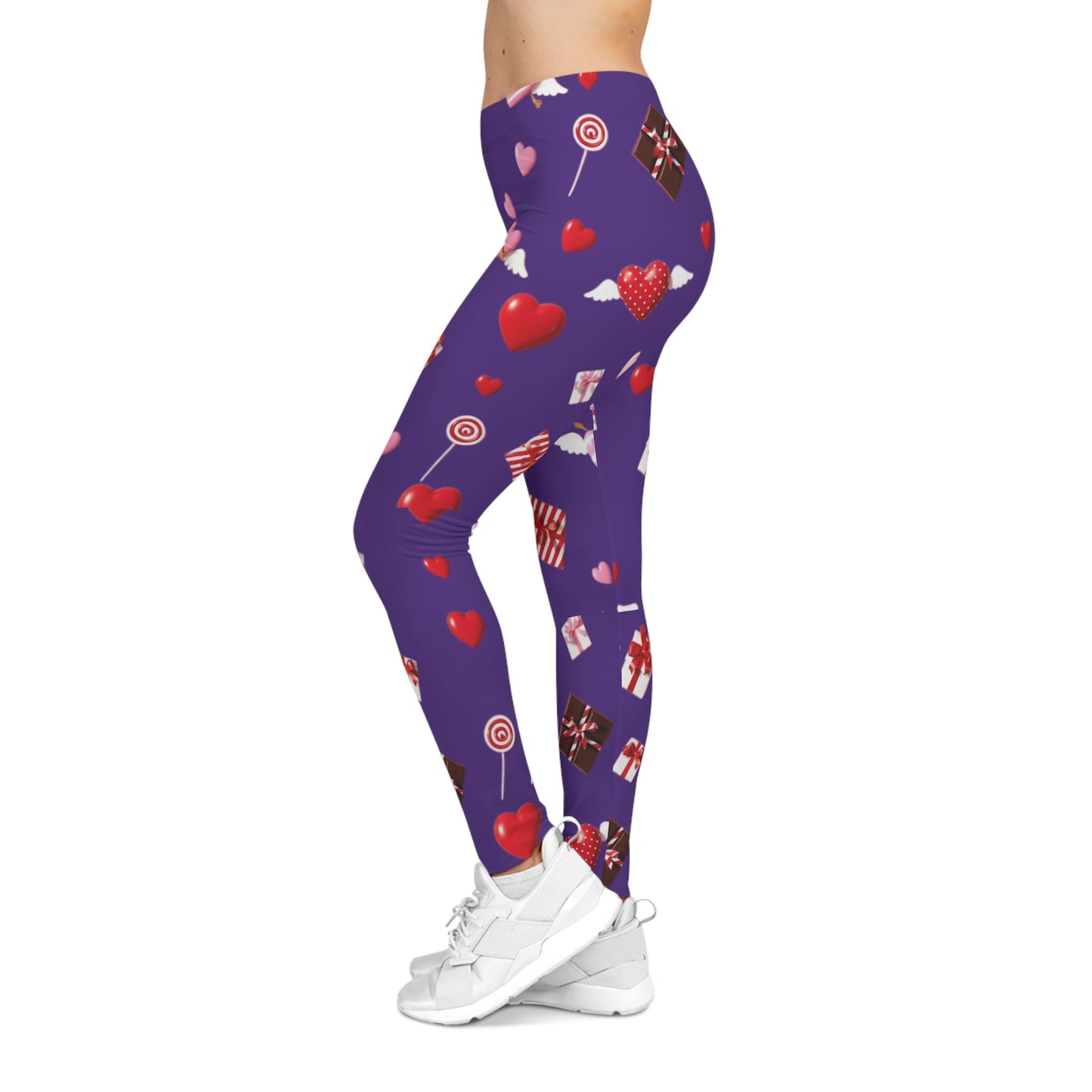 Phoenix Heart & Gift Print Leggings — Women's  Leggings