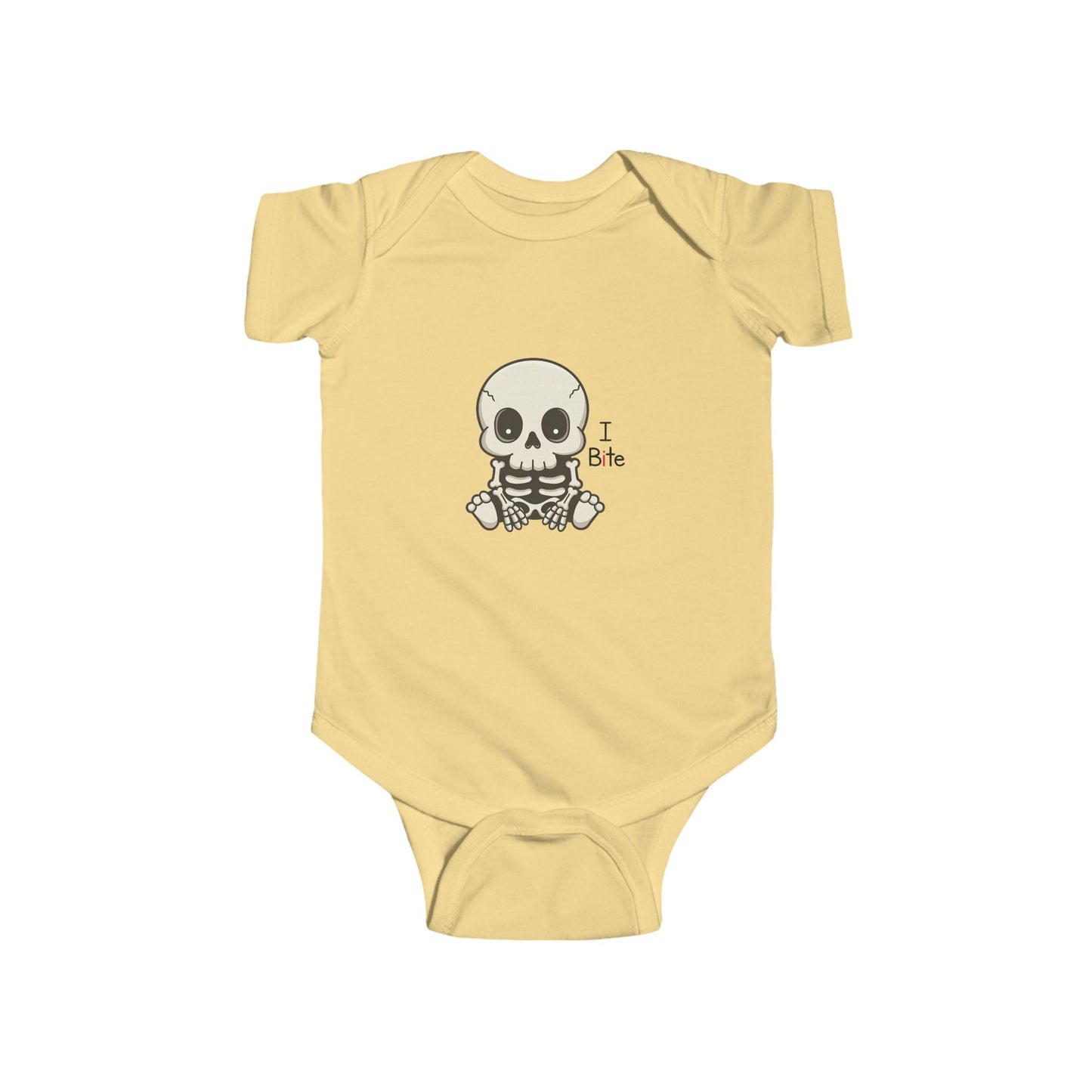 Phoenix Infant Boys "I Bite" Skeleton Bodysuit Infant Bodysuit One Piece