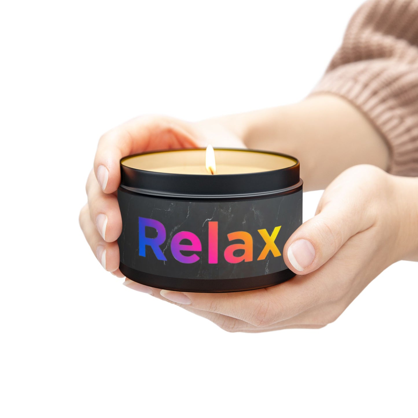 Phoenix "Relax" Tin Candle — Calming Aromatherapy Candle in Travel Tin