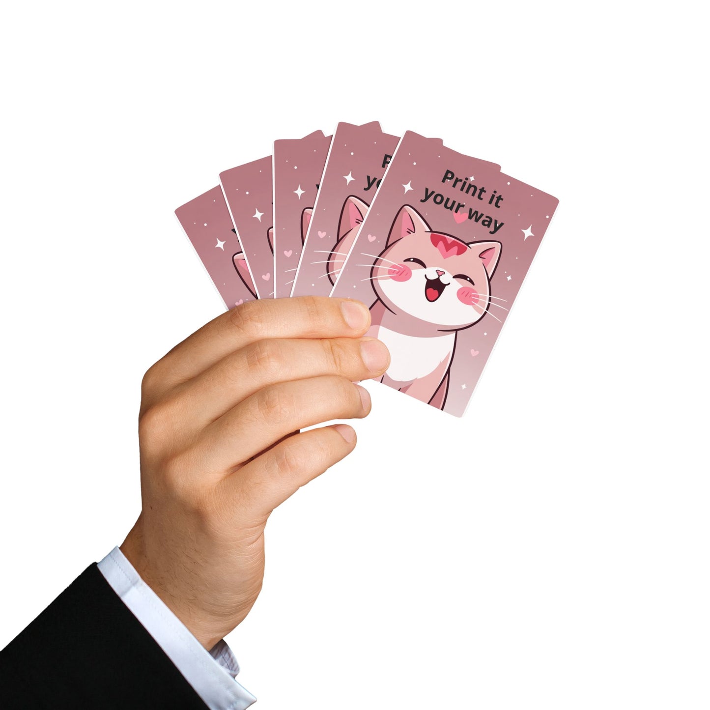 Phoenix Cute Cat Poker Playing Cards — Customizable Deck