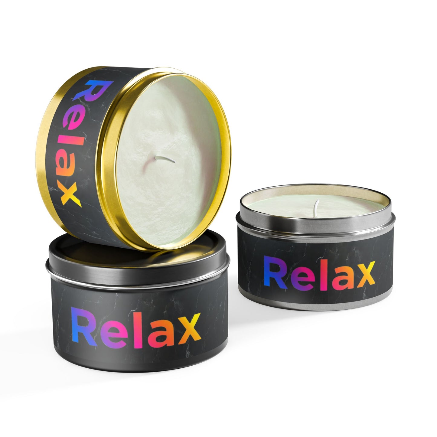 Phoenix "Relax" Tin Candle — Calming Aromatherapy Candle in Travel Tin