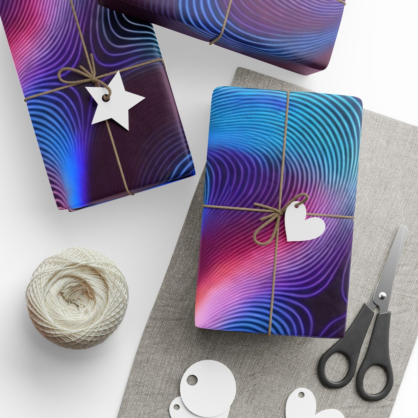 Phoenix Publishing Gift Wrapping Paper – Abstract Art Design with Vibrant Colors
