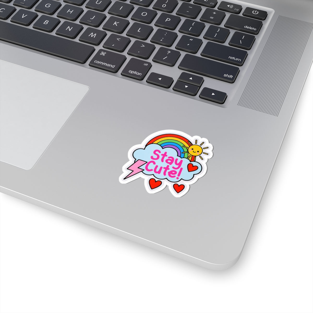 Phoenix Stay Cute! Rainbow Cloud Kiss-Cut Sticker