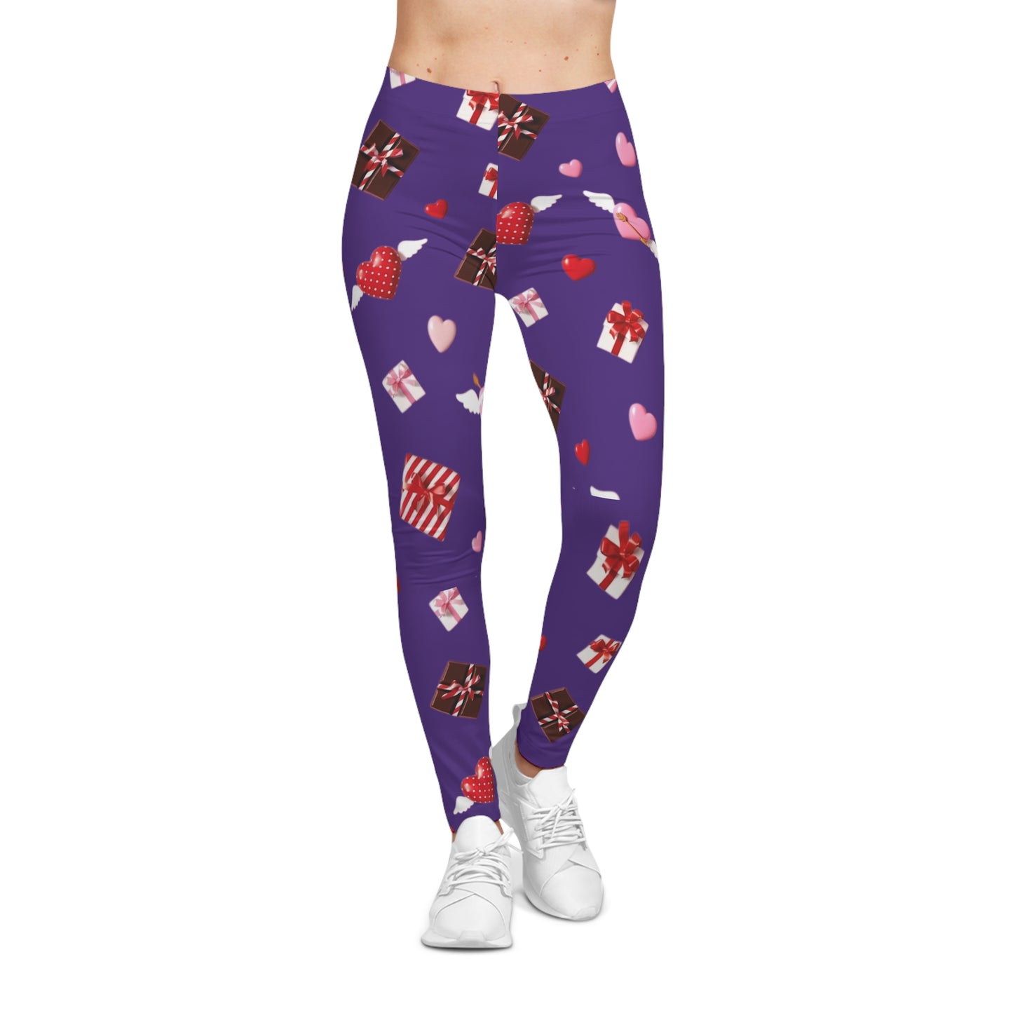 Phoenix Heart & Gift Print Leggings — Women's  Leggings