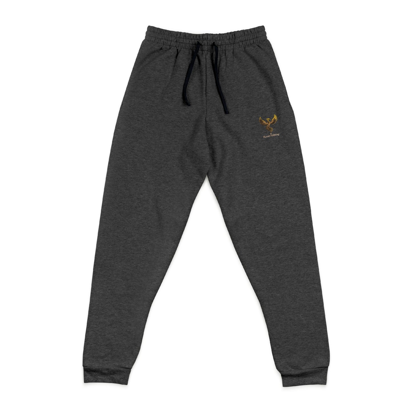 Phoenix Joggers – Minimal Gold Logo Premium Fleece Sweatpants for Unisex