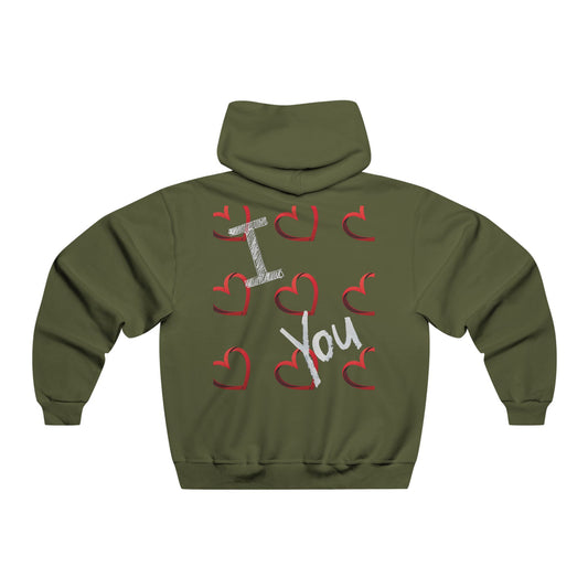 Phoenix "I Love You" With Hearts Hoodie — Women's Casual Pullover
