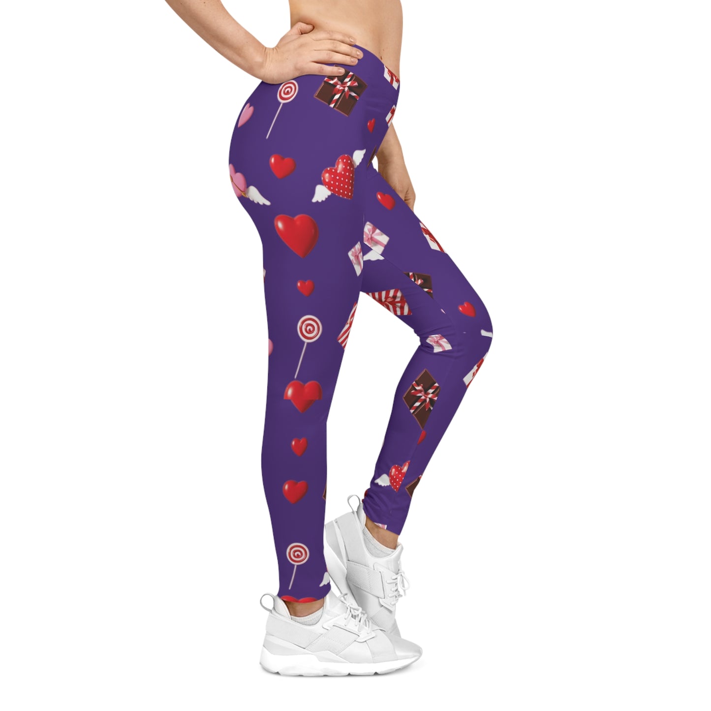 Phoenix Heart & Gift Print Leggings — Women's  Leggings