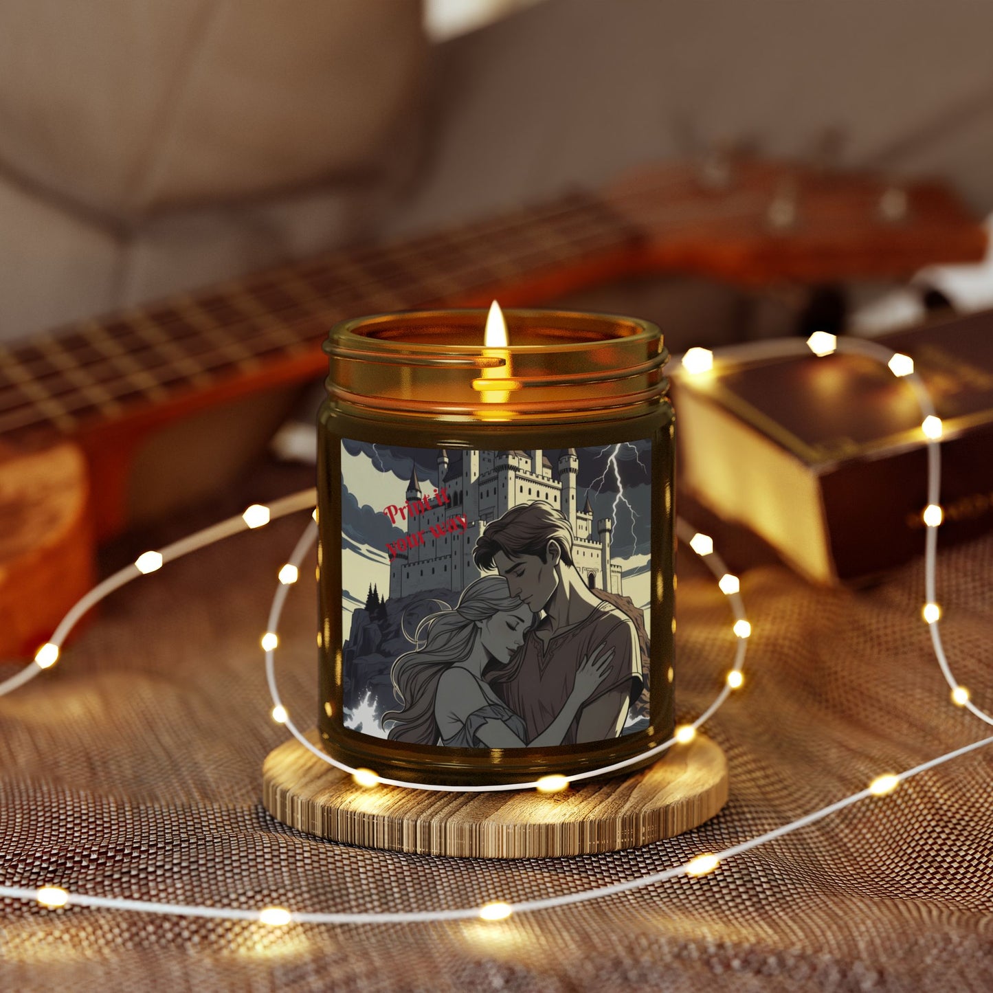 Phoenix Customize Your Own Candle-Romantic Castle Different Smells & Sizes Cozy Aromatherapy Gift