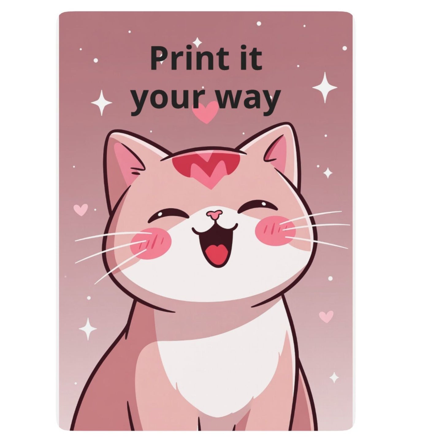 Phoenix Cute Cat Poker Playing Cards — Customizable Deck