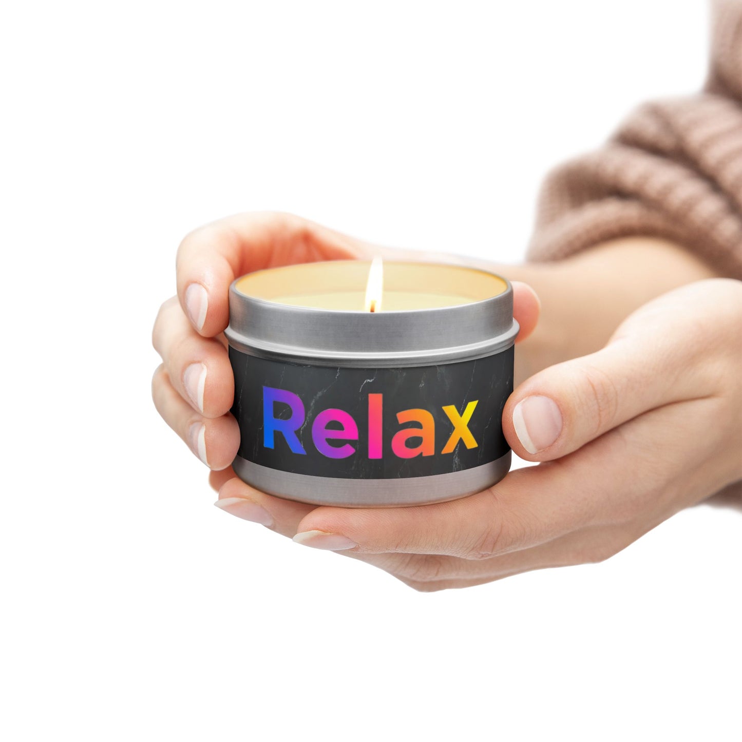 Phoenix "Relax" Tin Candle — Calming Aromatherapy Candle in Travel Tin