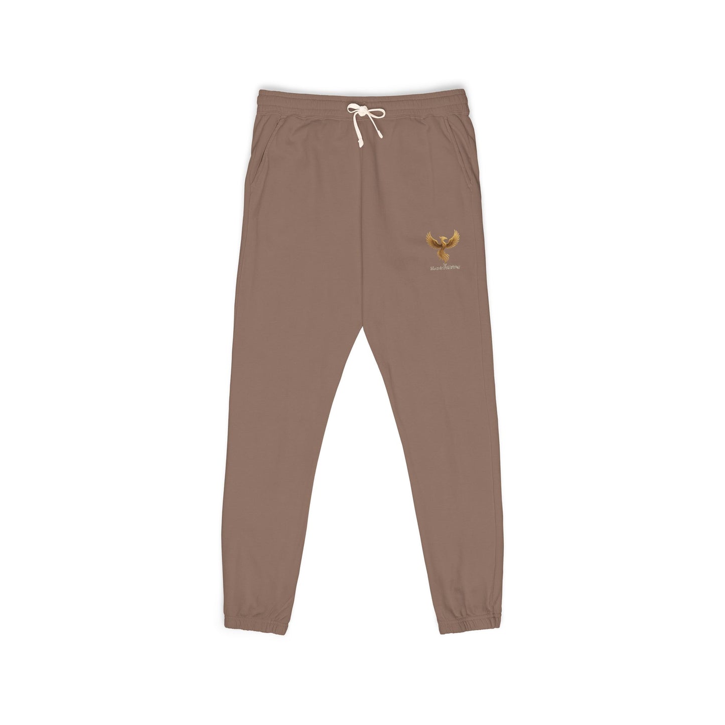Phoenix & Script Fleece Sweatpants  Vintage Military-Inspired Joggers