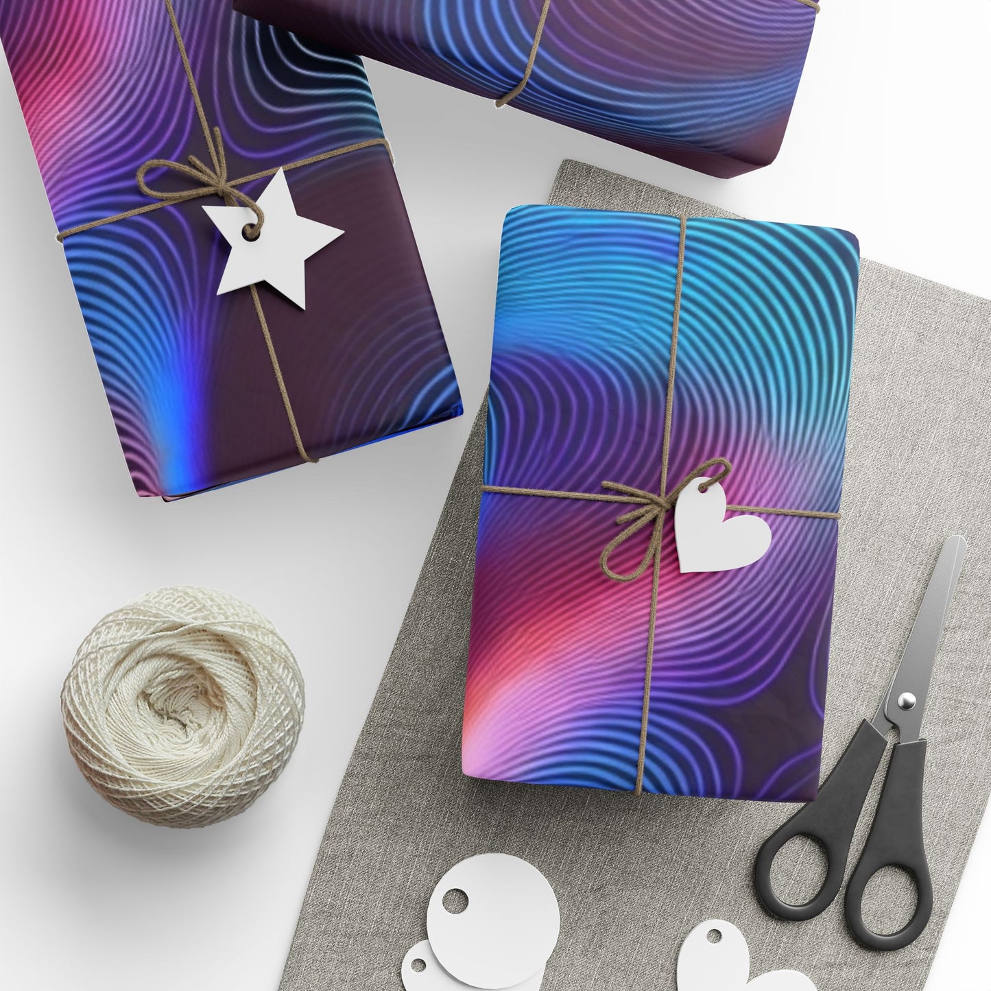 Phoenix Publishing Gift Wrapping Paper – Abstract Art Design with Vibrant Colors