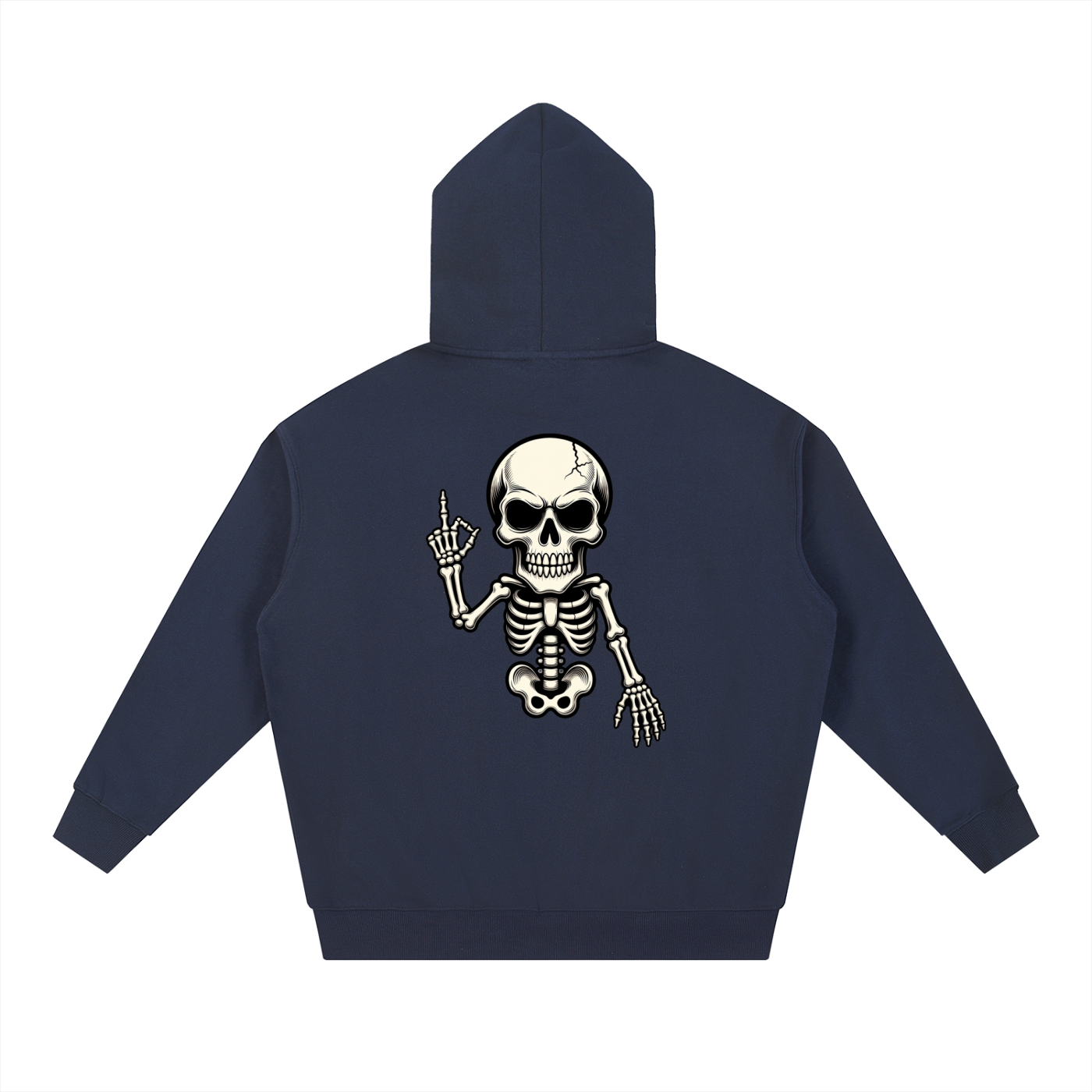 Phoenix "FU" Skeleton Heavyweight Unisex Oversized Hoodie