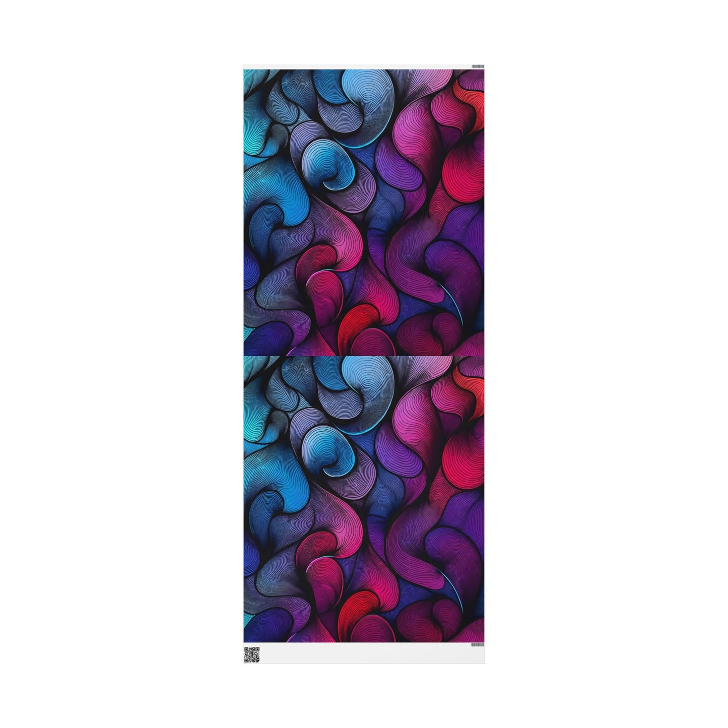 Phoenix Publishing Gift Wrapping Paper – Abstract Art in Bright Colors