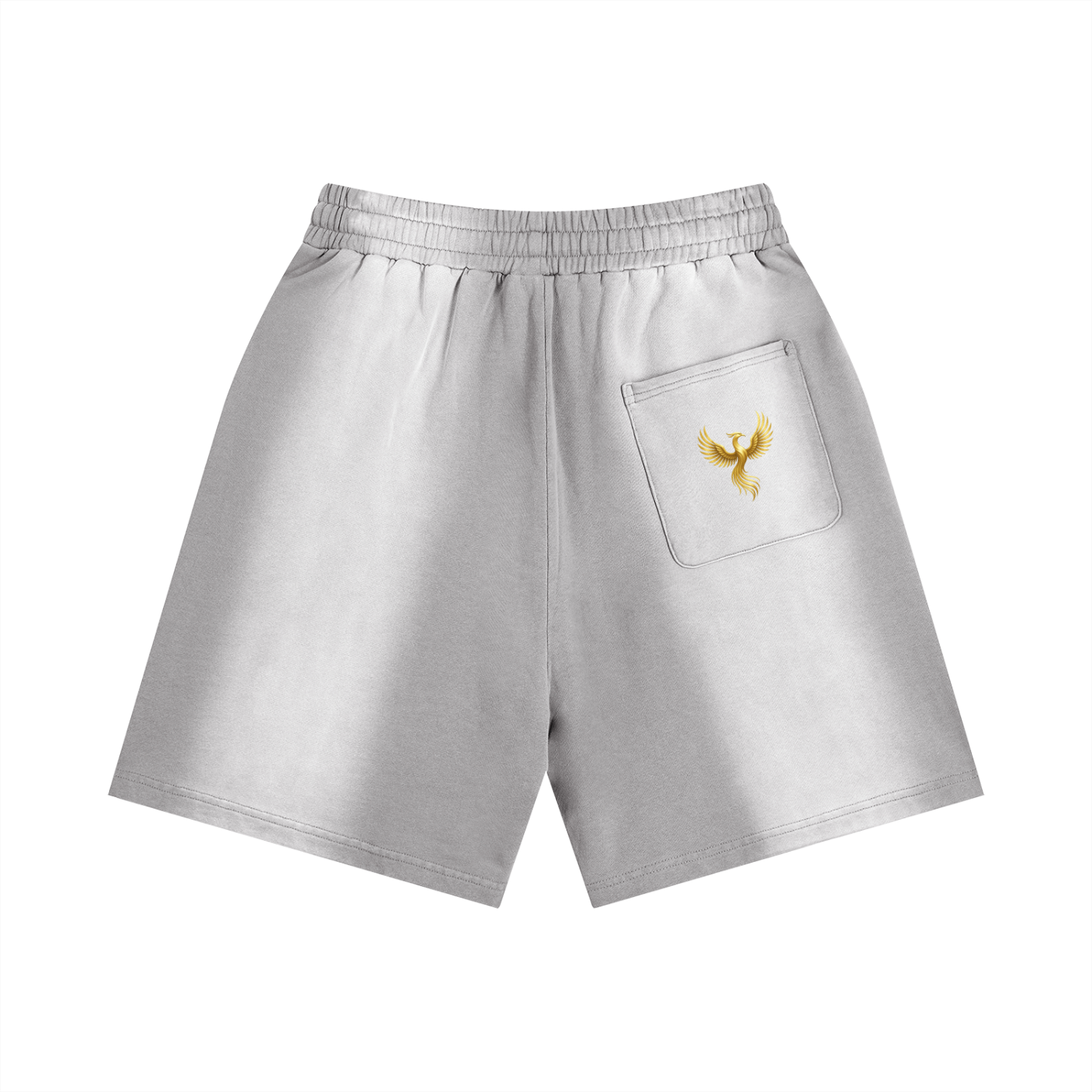 Phoenix Unisex Sun Fade Distressed Shorts