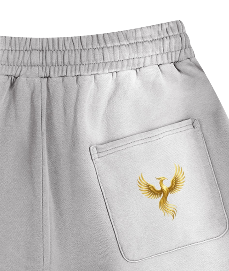 Phoenix Unisex Sun Fade Distressed Shorts