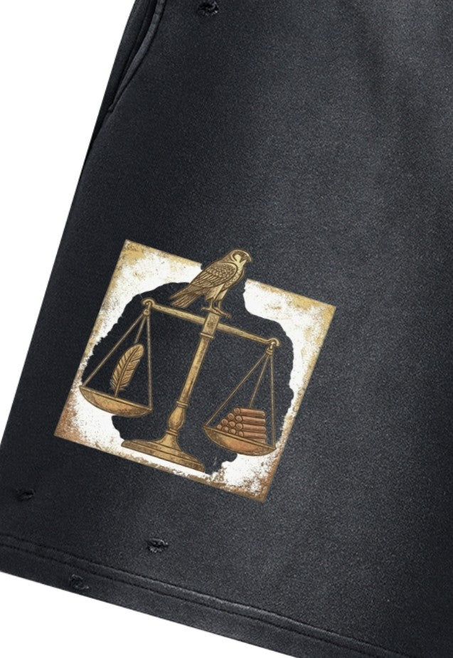 Phoenix Unisex Sun Fade Distressed Shorts